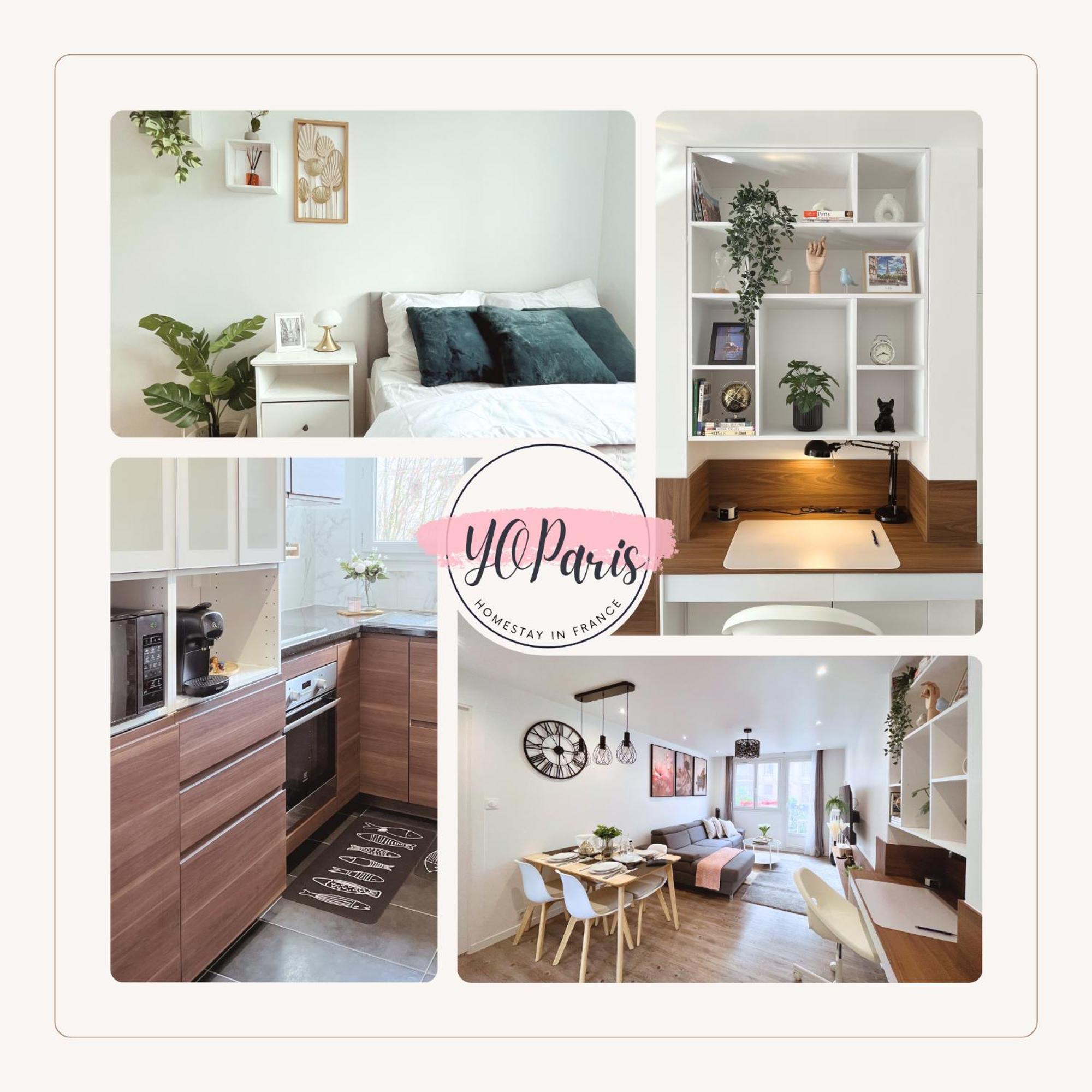 Entire 60M2 Apartment - Close To Paris - Parking - Kitchen - 2Min Rerb - Olympic'24 Bourg-la-Reine Extérieur photo