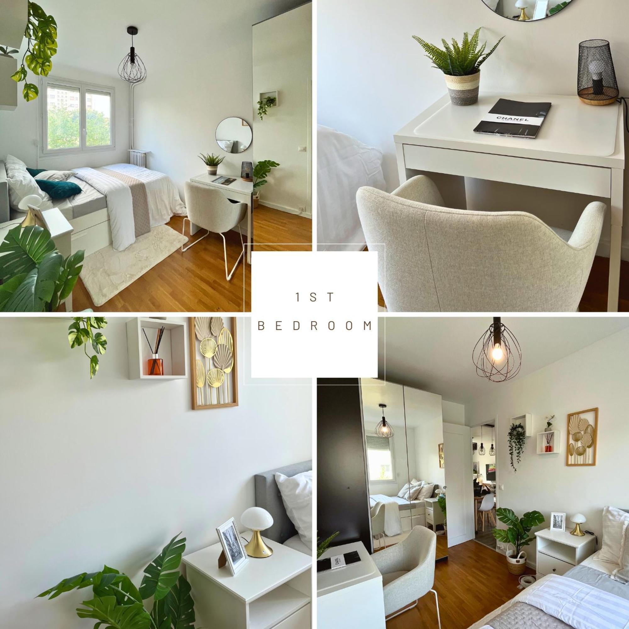 Entire 60M2 Apartment - Close To Paris - Parking - Kitchen - 2Min Rerb - Olympic'24 Bourg-la-Reine Extérieur photo
