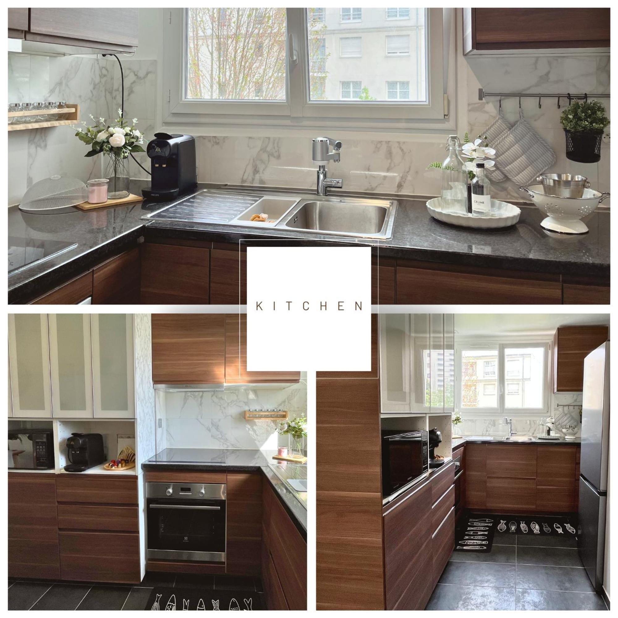 Entire 60M2 Apartment - Close To Paris - Parking - Kitchen - 2Min Rerb - Olympic'24 Bourg-la-Reine Extérieur photo